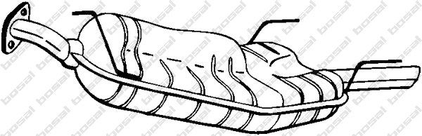 Rear Muffler (185-411)