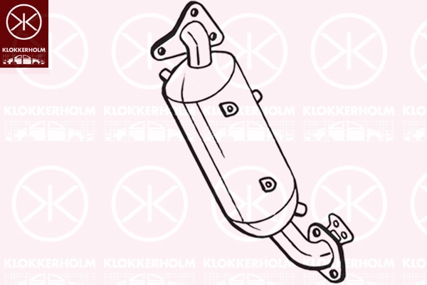 Soot/Particulate Filter, exhaust system (095-316)