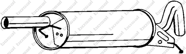 Rear Muffler (233-117)