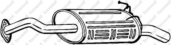 Rear Muffler (163-063)