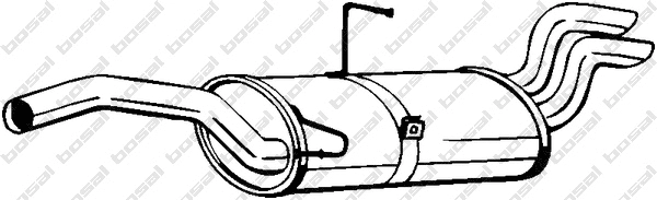 Rear Muffler (135-567)