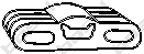 Rubber Strip, exhaust system (255-911)