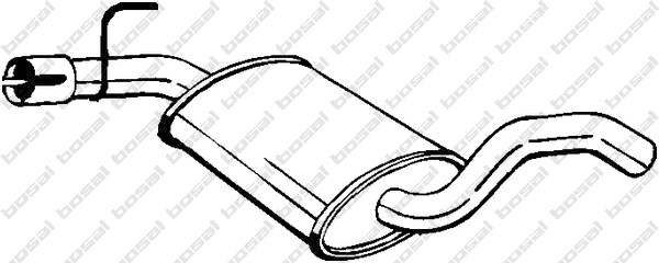 Centre Muffler (233-687)