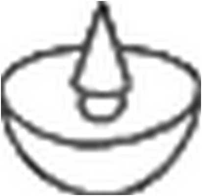 Rubber Strip, exhaust system (255-002)