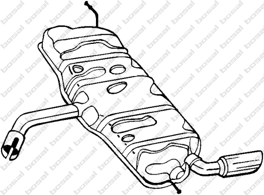 Rear Muffler (105-503)