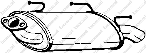 Rear Muffler (145-605)