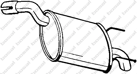 Rear Muffler (185-677)