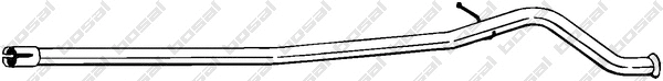 Repair Pipe, catalytic converter (889-543)