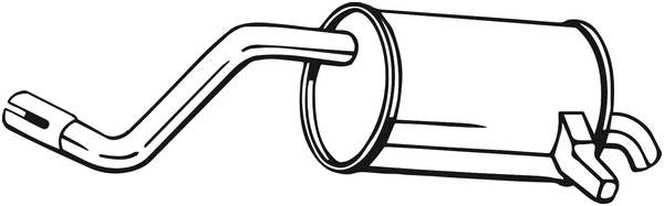 Rear Muffler (200-515)