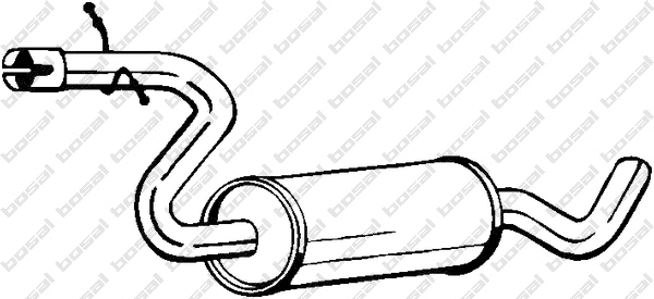 Centre Muffler (105-877)