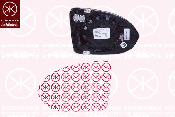 Mirror Glass, exterior mirror (95311063A1)