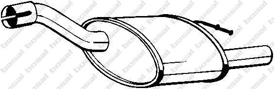 Rear Muffler (154-211)