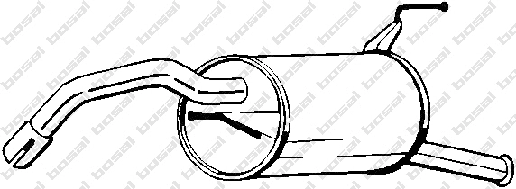 Rear Muffler (228-145)