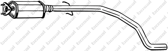 Soot/Particulate Filter, exhaust system (097-244)