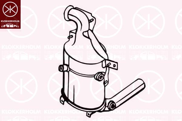 Soot/Particulate Filter, exhaust system (095-576)