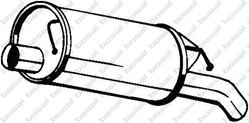 Rear Muffler (105-137)