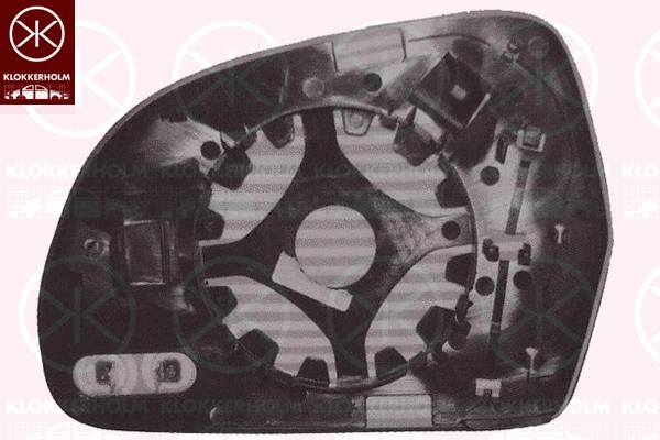 Mirror Glass, exterior mirror (00261064)
