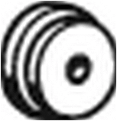 Rubber Strip, exhaust system (255-967)