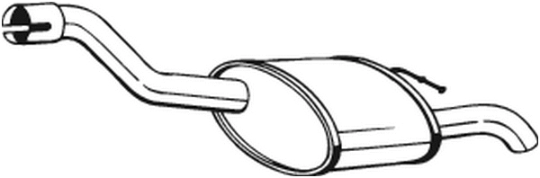 Rear Muffler (154-375)