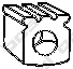 Rubber Strip, exhaust system (255-045)