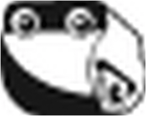 Rubber Strip, exhaust system (255-543)