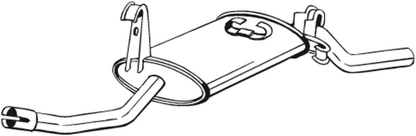 Rear Muffler (105-881)