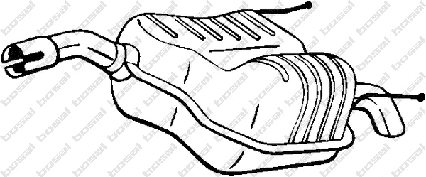 Rear Muffler (185-001)