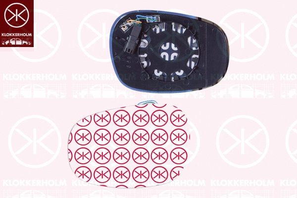 Mirror Glass, exterior mirror (00621072)