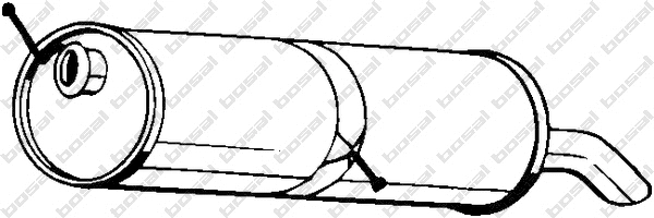 Rear Muffler (190-605)