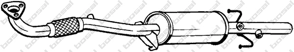 Soot/Particulate Filter, exhaust system (095-230)