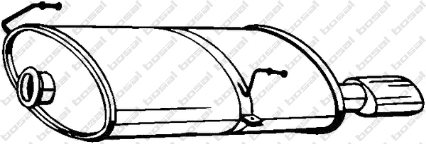 Rear Muffler (190-619)