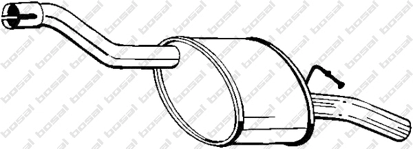 Rear Muffler (154-607)