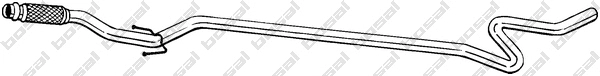 Exhaust Pipe (975-619)