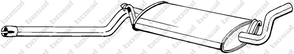 Centre Muffler (105-019)