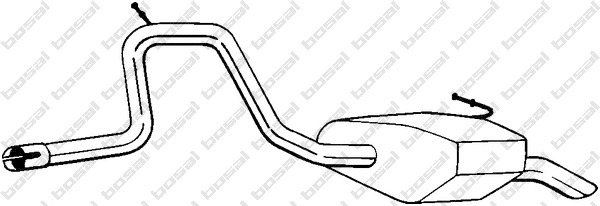 Rear Muffler (281-709)