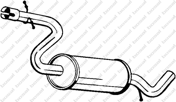 Centre Muffler (233-811)