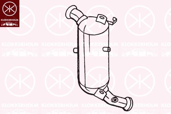 Soot/Particulate Filter, exhaust system (095-132)