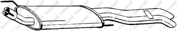 Rear Muffler (233-229)