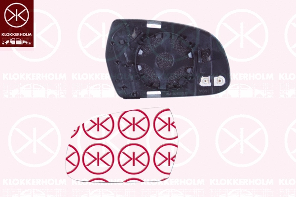 Mirror Glass, exterior mirror (00291064)