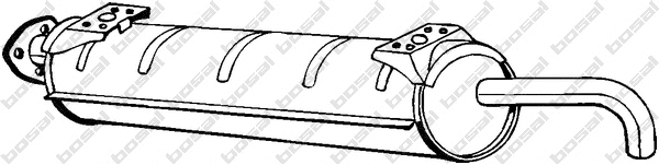 Centre Muffler (233-565)