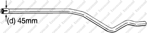 Repair Pipe, catalytic converter (889-461)