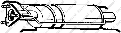 Soot/Particulate Filter, exhaust system (097-202)