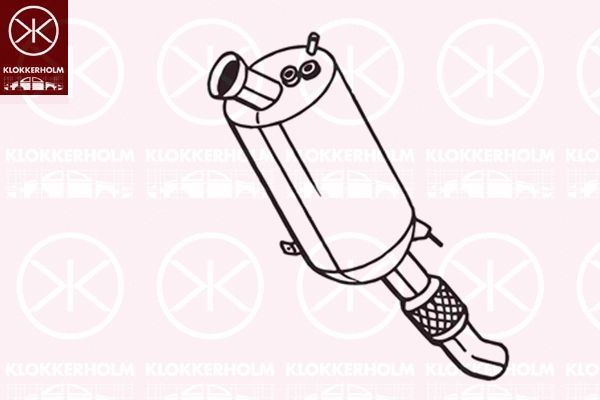 Soot/Particulate Filter, exhaust system (095-753)