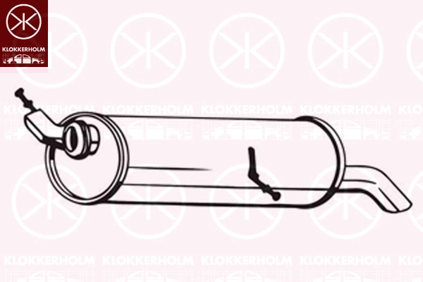 Rear Muffler (135-709)