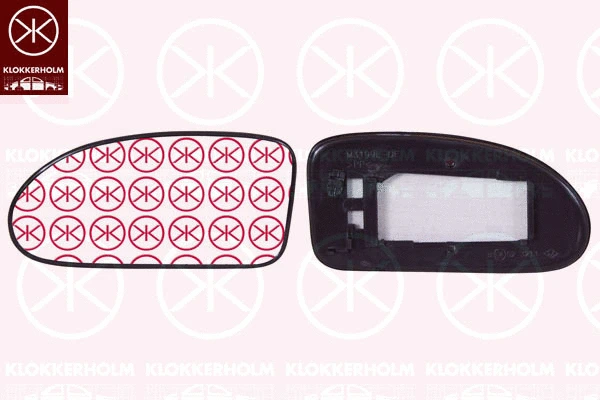 Mirror Glass, exterior mirror (25321062)