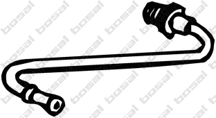 Pressure Pipe, pressure sensor (soot/particulate filter) (000-073)