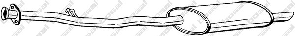 Rear Muffler (283-285)