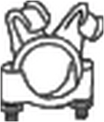 Clamping Piece, exhaust system (251-056)