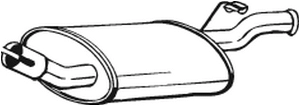Rear Muffler (154-775)