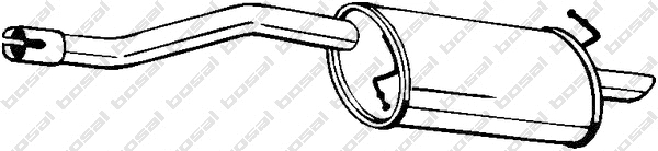 Rear Muffler (154-123)